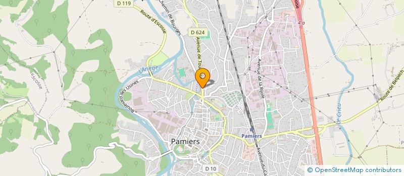 localisation de l'entreprise LE BONHEUR à PAMIERS