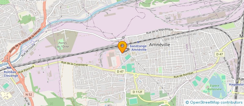 localisation de l'entreprise LE BONHEUR  AMNEVILLE