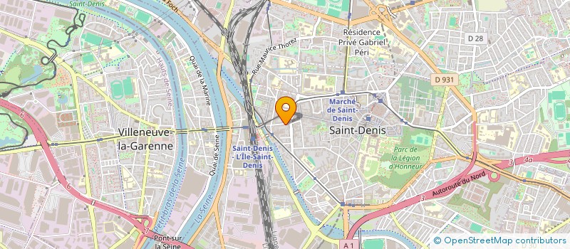 localisation de l'entreprise LE BONHEUR à SAINT-DENIS