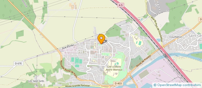 localisation de l'entreprise LE BONHEUR à MONTEREAU-FAULT-YONNE