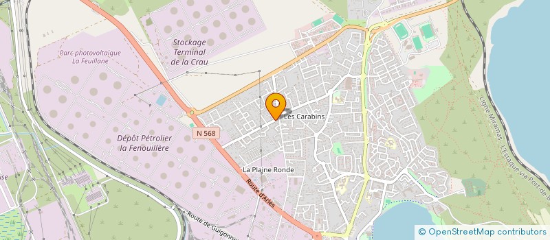 localisation de l'entreprise LE BONHEUR  FOS-SUR-MER