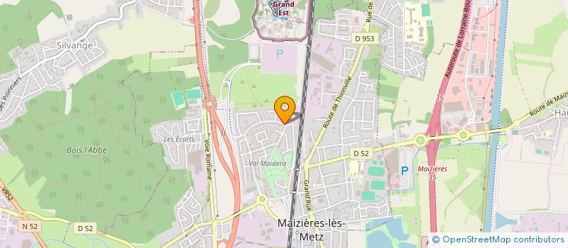 localisation de l'entreprise LE BONHEUR  MAIZIERES-LES-METZ