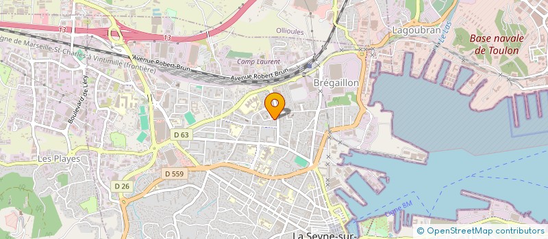 localisation de l'entreprise LE BONHEUR A TABLE  LA SEYNE-SUR-MER