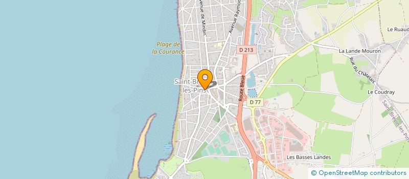 localisation de l'entreprise LE BONHEUR CHOCOLAT à SAINT-BREVIN-LES-PINS