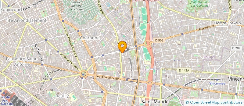 localisation de l'entreprise LE BONHEUR COFECTION  PARIS