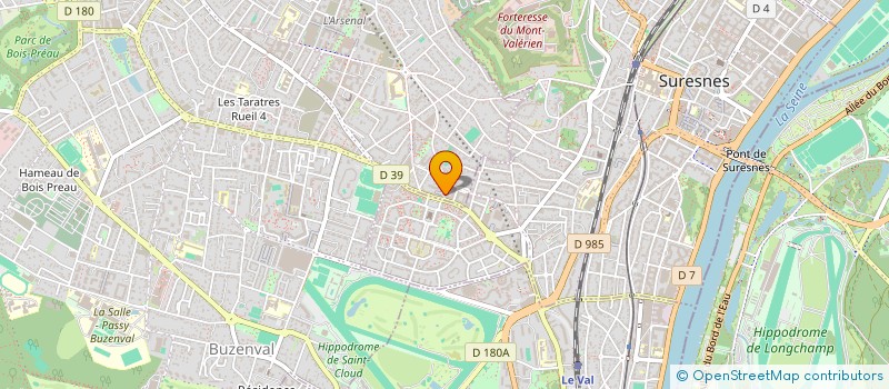 localisation de l'entreprise LE BONHEUR DE CHINE à RUEIL-MALMAISON