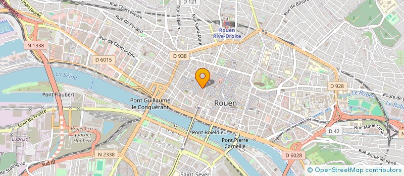 localisation de l'entreprise LE BONHEUR DE ROUEN à ROUEN