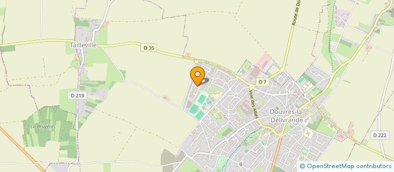 localisation de l'entreprise LE BONHEUR DE SOPHIE  DOUVRES-LA-DELIVRANDE