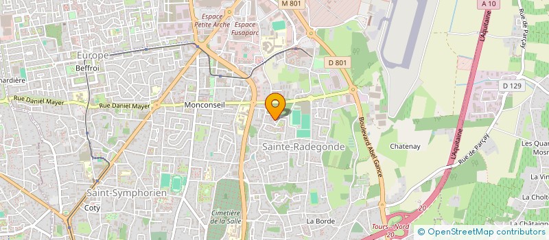 localisation de l'entreprise LE BONHEUR DE SOUHAYL. à TOURS