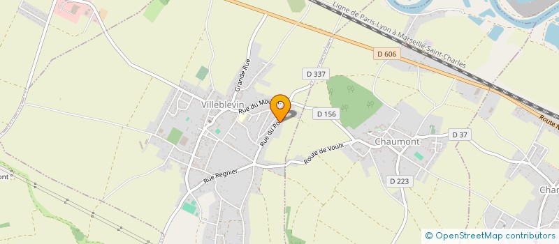 localisation de l'entreprise LE BONHEUR DU JEU  VILLEBLEVIN