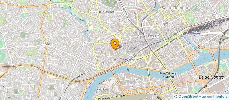 localisation de l'entreprise LE BONHEUR DU JOUR DE NANTES à NANTES