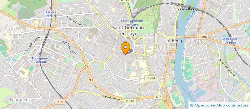 localisation de l'entreprise LE BONHEUR DU SOIR à SAINT-GERMAIN-EN-LAYE