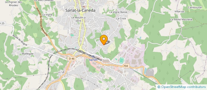localisation de l'entreprise LE BONHEUR EN VADROUILLE  SARLAT-LA-CANEDA