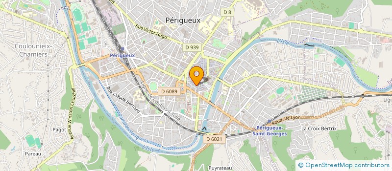 localisation de l'entreprise LE BONHEUR EST DANS L'ASSIETTE à PERIGUEUX