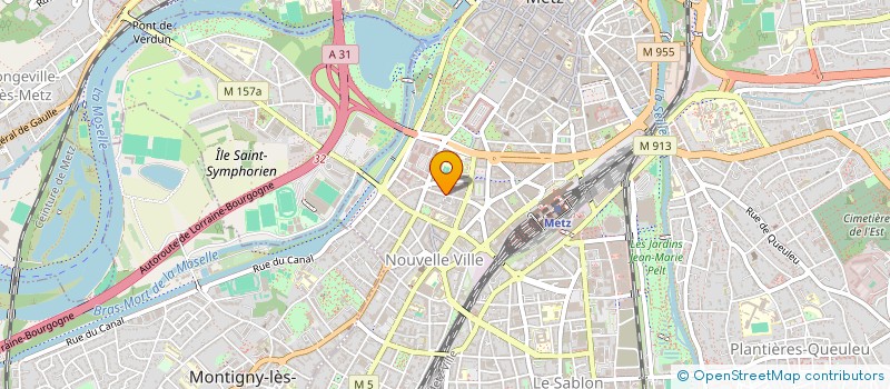 localisation de l'entreprise LE BONHEUR EST DANS LE PRE  METZ