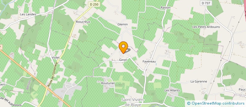 localisation de l'entreprise LE BONHEUR EST DANS LES MURS à SAINT-SAVIN