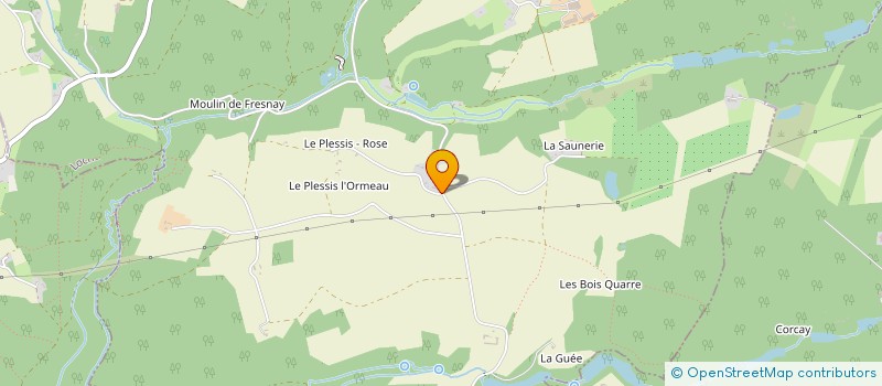 localisation de l'entreprise LE BONHEUR INSOLITE  NOUZILLY