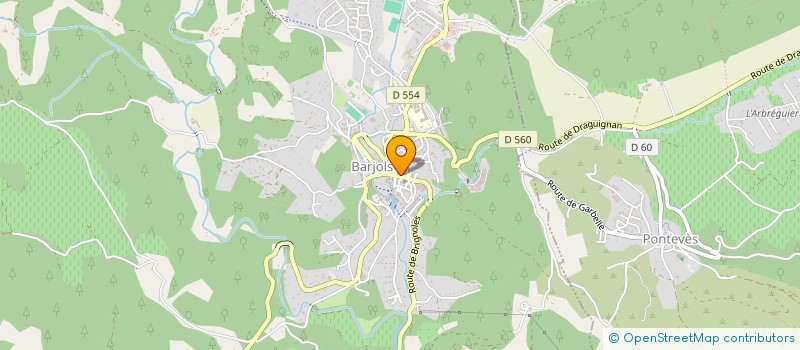 localisation de l'entreprise LE BONHOMME SANS TETE à BARJOLS