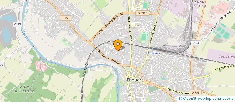 localisation de l'entreprise LE BONNIEC BARANGER à THOUARS