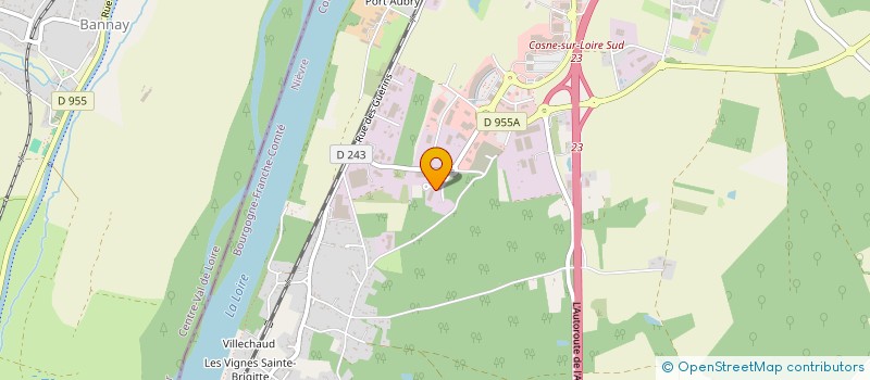 localisation de l'entreprise LE.BONTRACAGE  COSNE-COURS-SUR-LOIRE