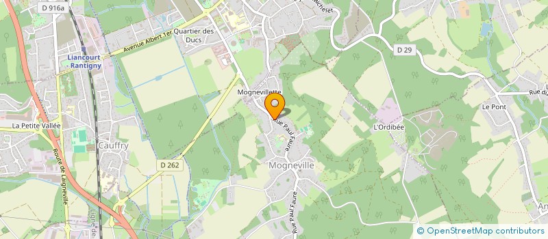 localisation de l'entreprise LE BOOJUM à MOGNEVILLE