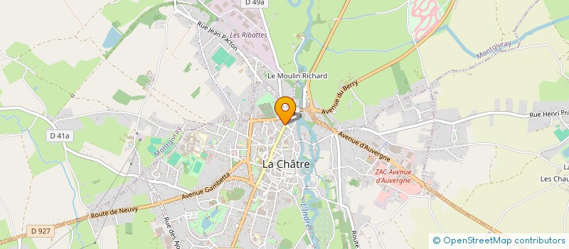 localisation de l'entreprise LE BOOMERANG à LA CHATRE