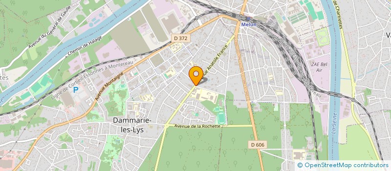 localisation de l'entreprise LE BOOTER à DAMMARIE-LES-LYS