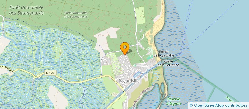 localisation de l'entreprise LE BORD A BORD  SAINT-GEORGES-D'OLERON