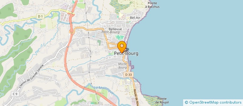 localisation de l'entreprise LE BORD DE MER à PETIT-BOURG