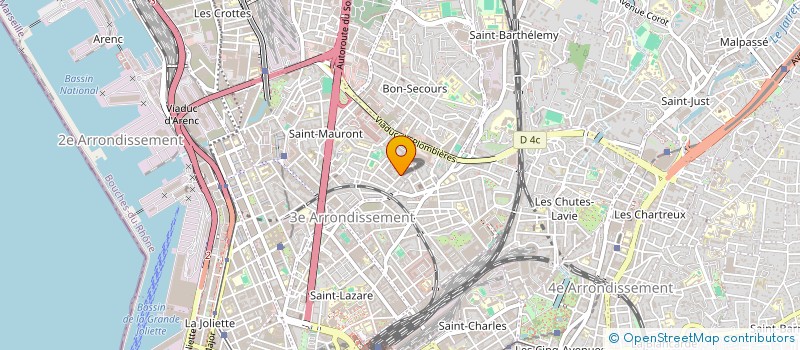 localisation de l'entreprise LE BORD DU CHAMP à MARSEILLE