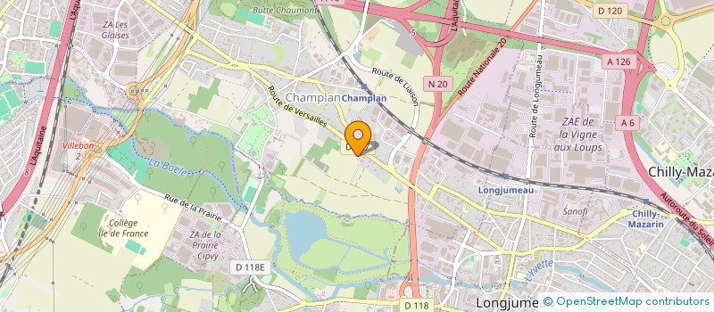 localisation de l'entreprise LE BORD DU LAC  CHAMPLAN