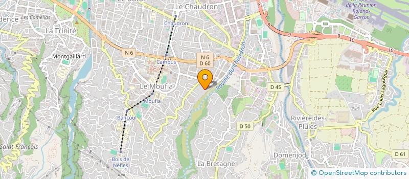 localisation de l'entreprise LE BOREAL à SAINT-DENIS