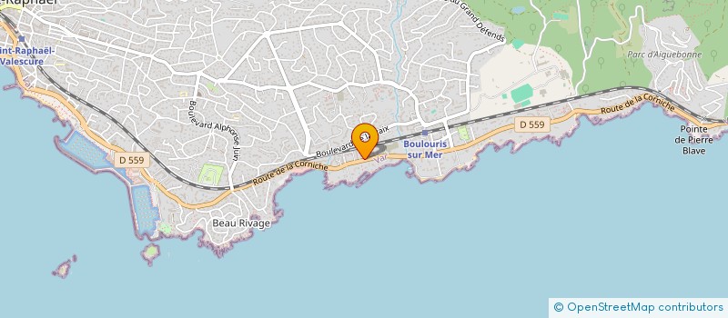 localisation de l'entreprise LE BOREAL  SAINT-RAPHAEL