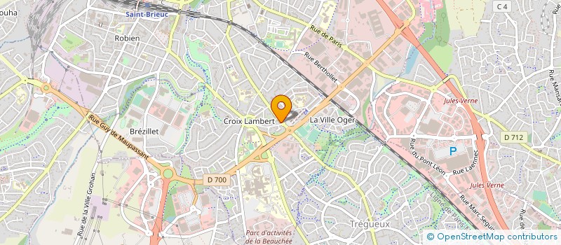 localisation de l'entreprise LE BORGNE à SAINT-BRIEUC