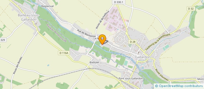localisation de l'entreprise LE BORISTIC à GALLARDON