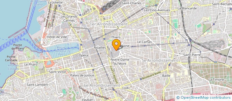 localisation de l'entreprise LE BORSALINO  MARSEILLE