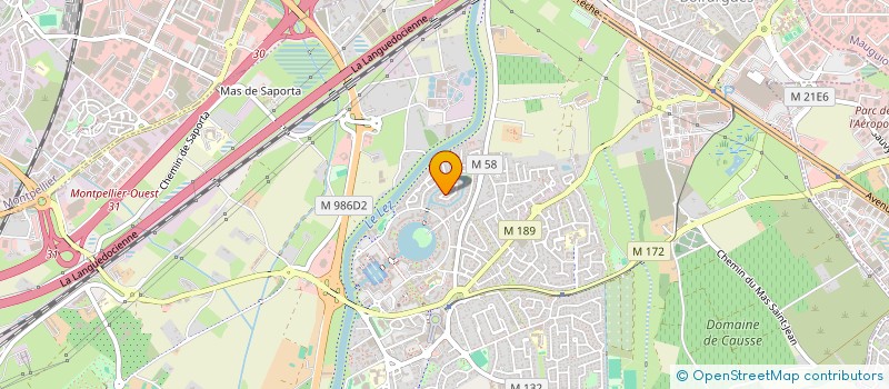 localisation de l'entreprise LE BOSC  LATTES