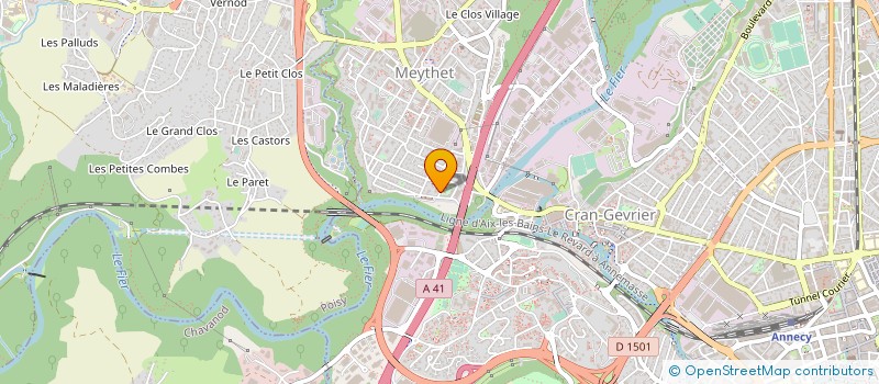 localisation de l'entreprise LE BOSPHORE à ANNECY