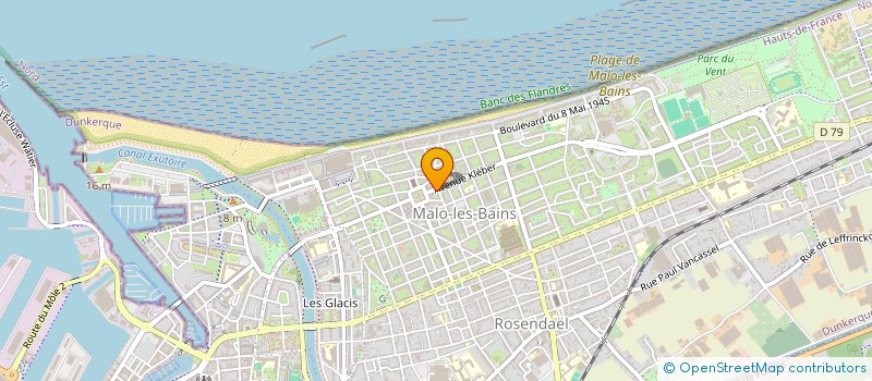 localisation de l'entreprise LE BOSPHORE à DUNKERQUE