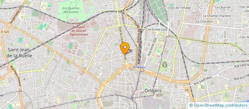 localisation de l'entreprise LE BOSPHORE à ORLEANS