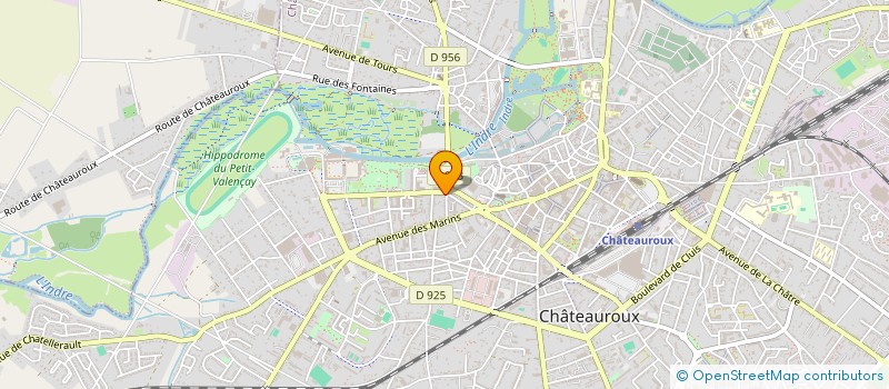localisation de l'entreprise LE BOSPHORE à CHATEAUROUX