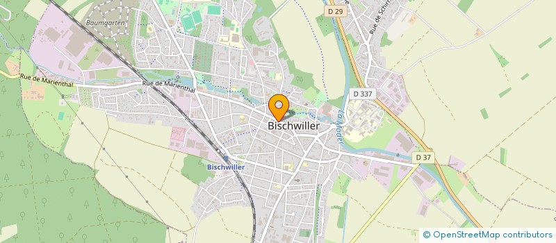 localisation de l'entreprise LE BOSPHORE  BISCHWILLER