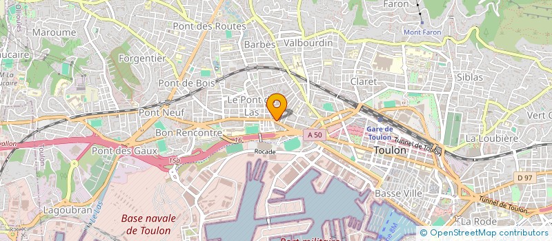 localisation de l'entreprise LE BOSPHORE à TOULON