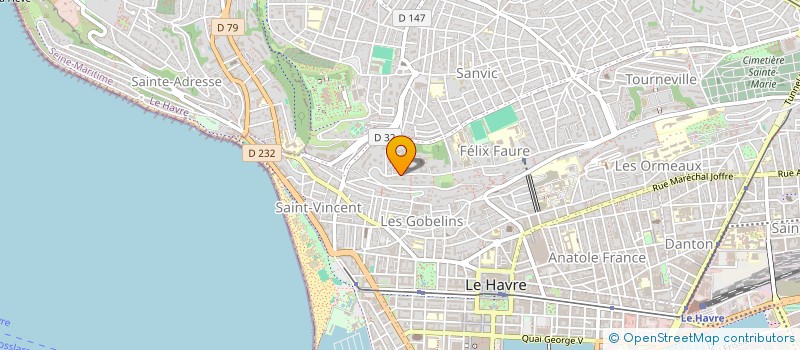 localisation de l'entreprise LE BOSPHORE à LE HAVRE