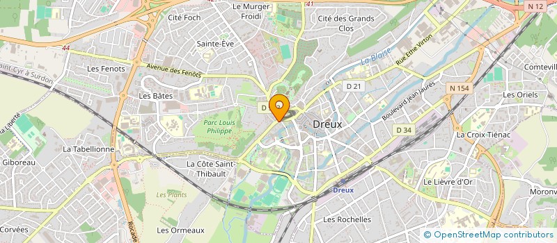 localisation de l'entreprise LE BOSPHORE à DREUX