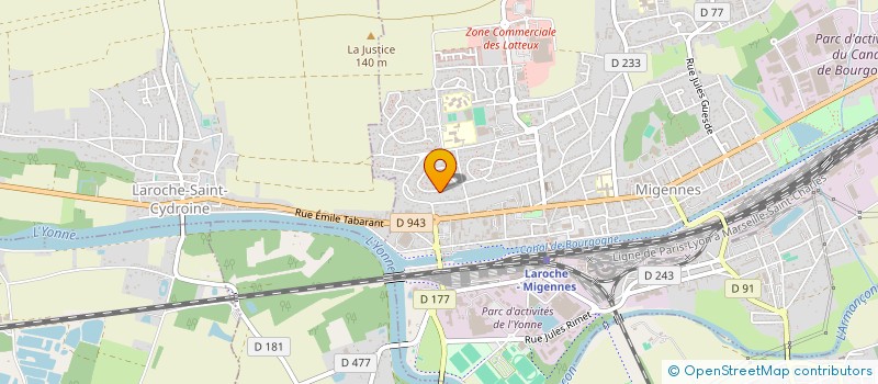 localisation de l'entreprise LE BOSPHORE  MIGENNES