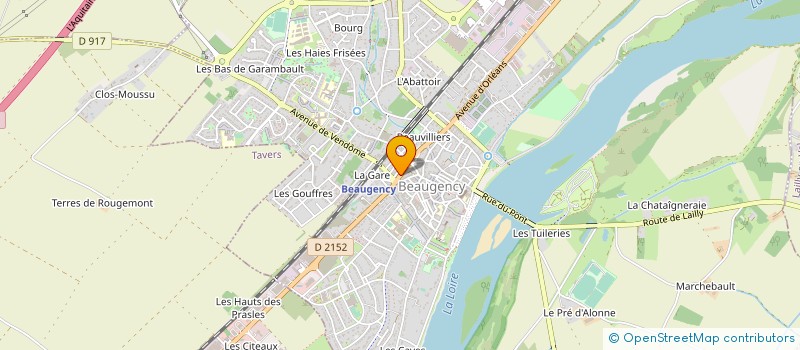 localisation de l'entreprise LE BOSPHORE SARL à BEAUGENCY