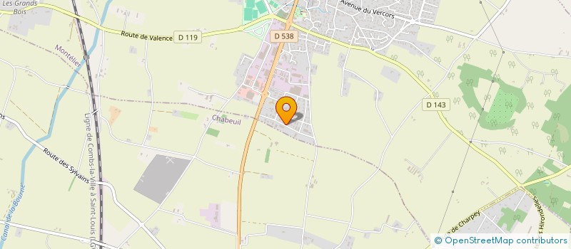 localisation de l'entreprise LE BOSQUET  MONTELIER