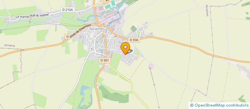 localisation de l'entreprise LE BOSQUET  AIRAINES