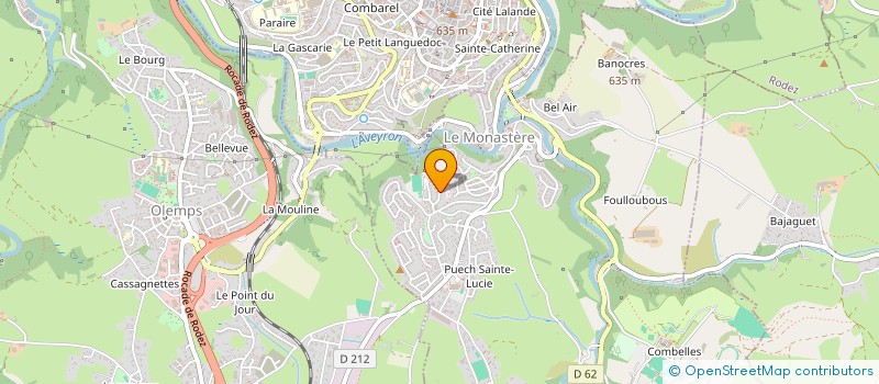 localisation de l'entreprise LE BOSQUET  LE MONASTERE